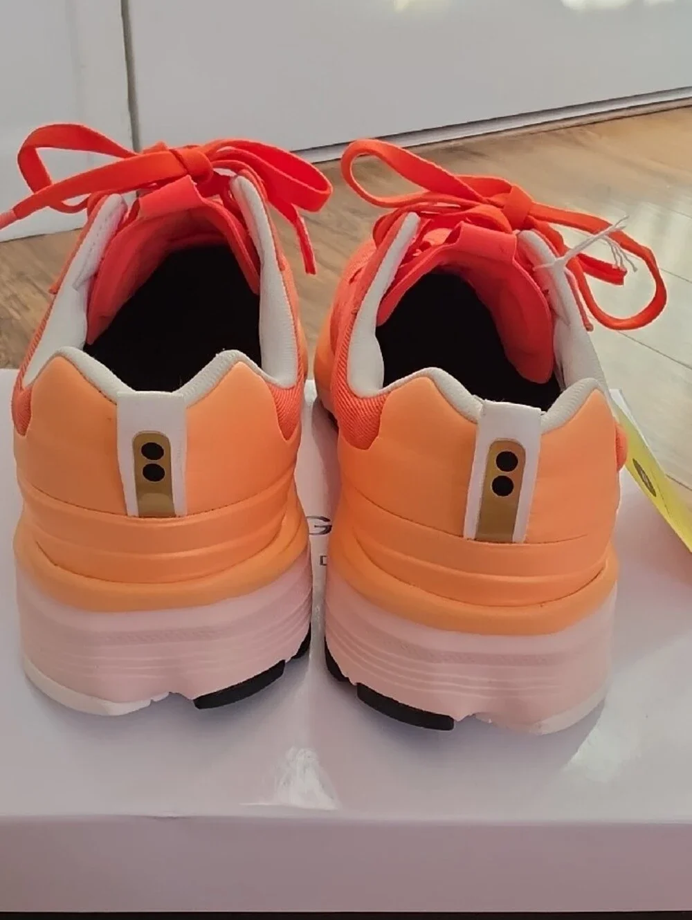 Ryka Women's Orange Knit Lace-Up Sneakers